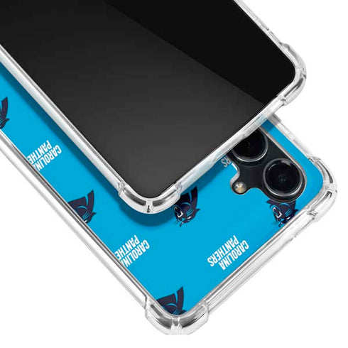 NFL Carolina Panthers Blitz Series Galaxy S23 FE Clear Case